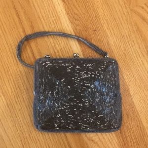Sparkly black purse